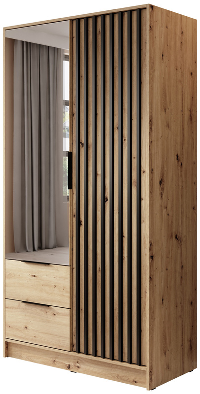 Szafa z lustrem dąb artisan KELLY