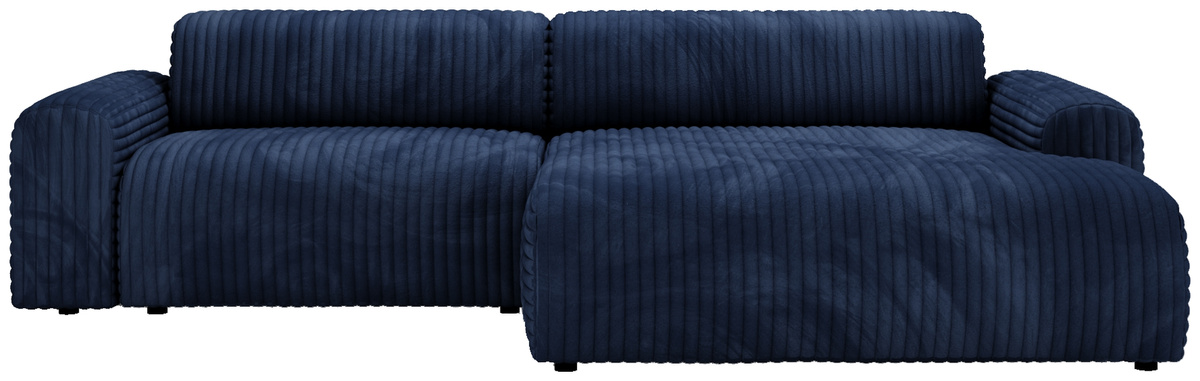 Granatowa kanapa narożna do salonu SEFO