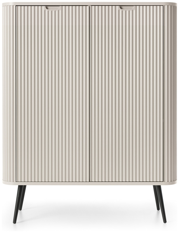 Wysoka nowoczesna komoda do salonu 103 cm ZENIT kaszmir