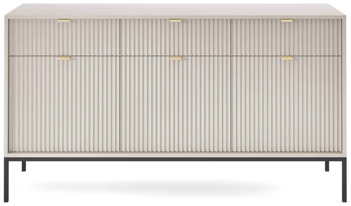 Nowoczesna komoda z szufladami 154 cm AVANTI kaszmir