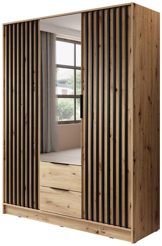 Szafa 155 cm dąb artisan KELLY