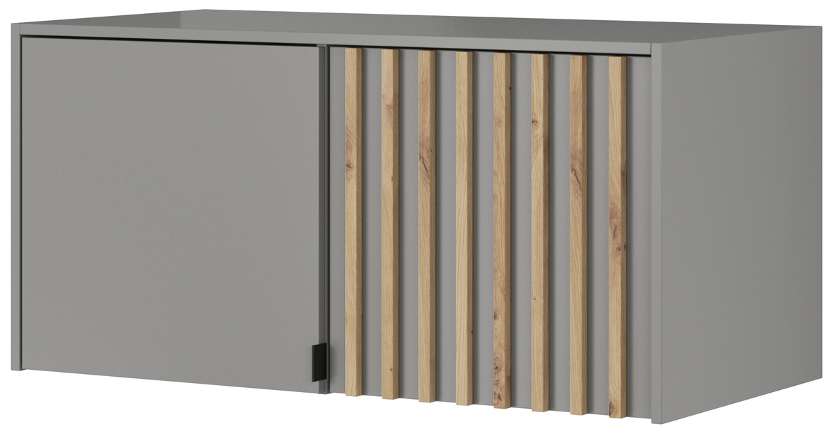 Szara nadstawka na szafę KELLY