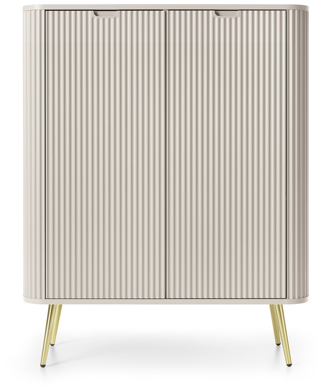 Wysoka nowoczesna komoda do salonu 103 cm ZENIT kaszmir