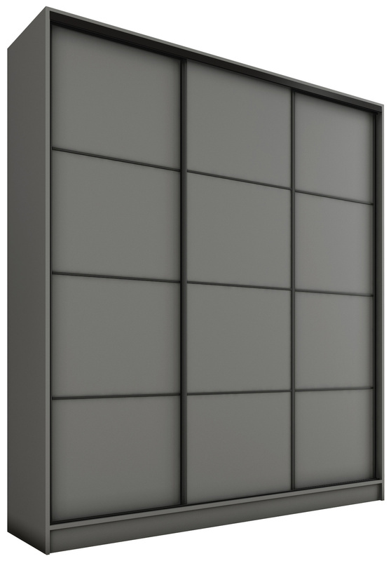 Pojemna trzydrzwiowa szafa przesuwna 180 cm LOFT MAX