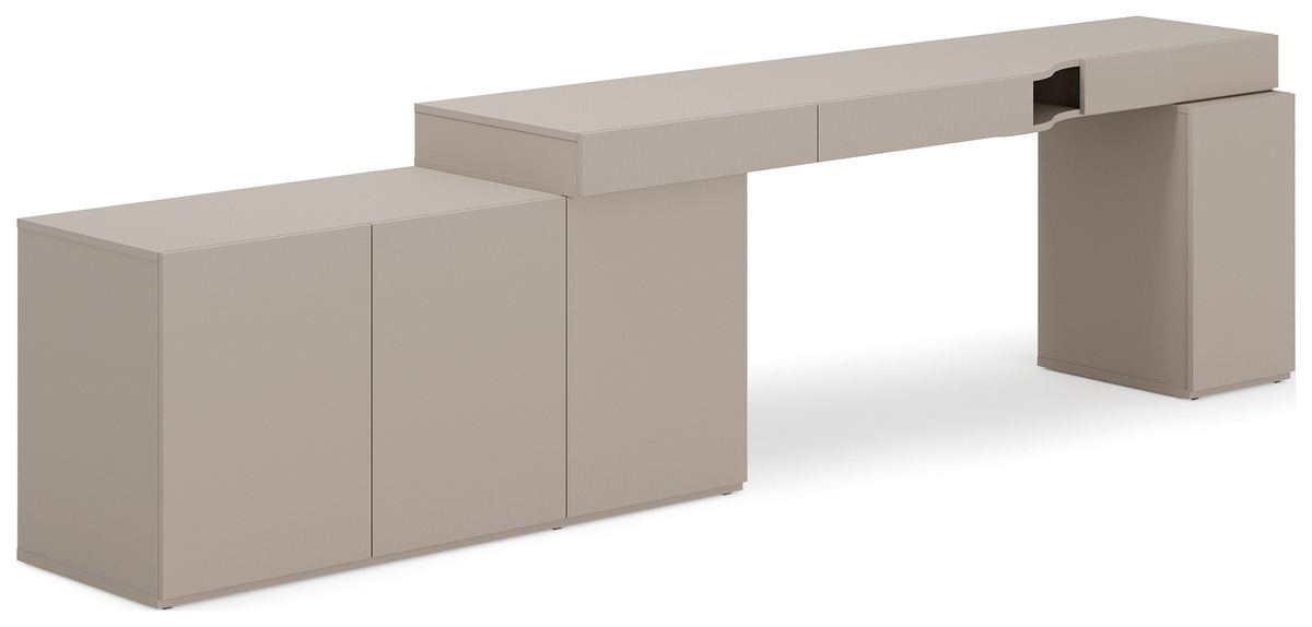 Komoda z biurkiem i kontenerkiem do pokoju młodzieżowego WOOW