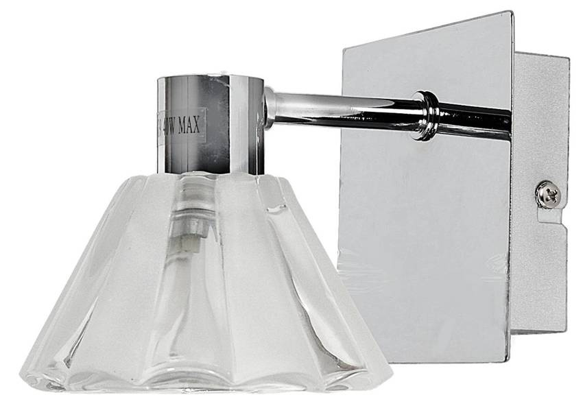 Kinkiet ścienny pojedynczy do salonu ZEN spot 1 płomiennik