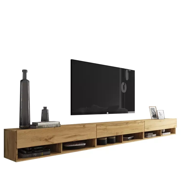 Nowoczesna szafka RTV 300 cm AROMA wotan