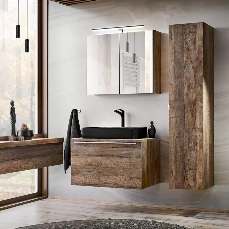 Zestaw nowoczesnych mebli łazienkowych SANTELI