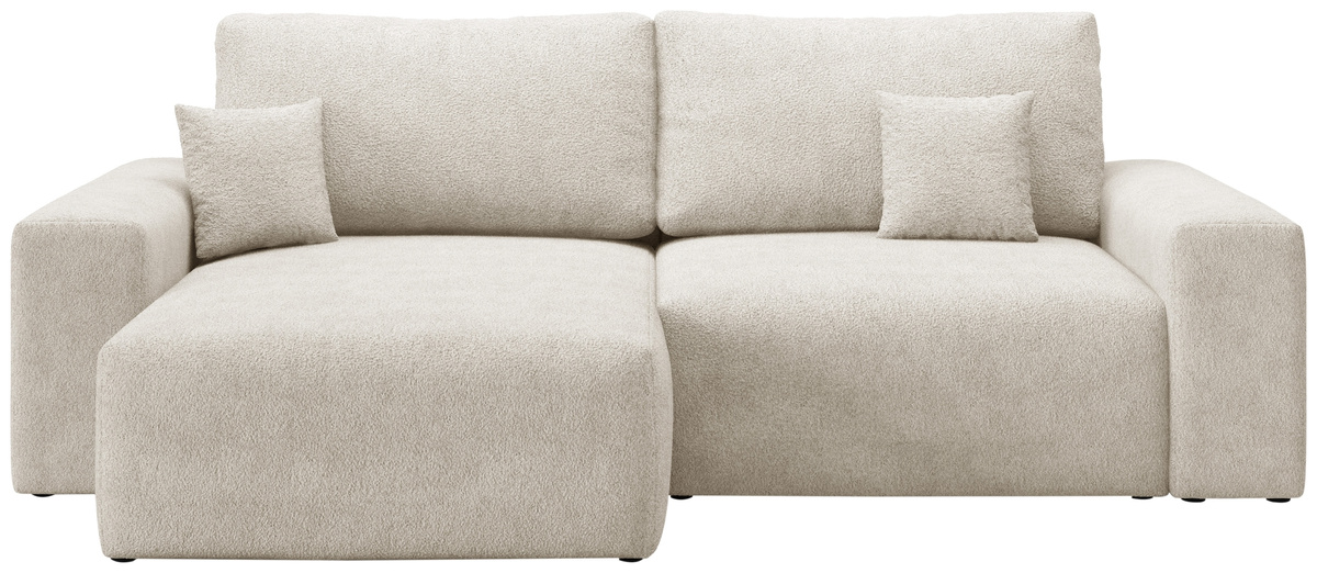 Nowoczesny narożnik rozkładany boucle CAMILO