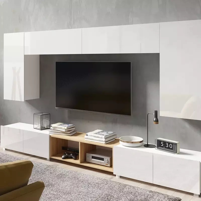 Meble do salonu biały połysk MODERN 23