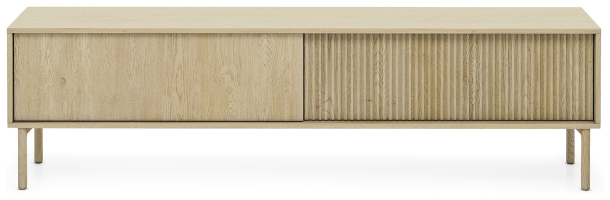 Szafka RTV 187 cm do salonu TAMORIS z szafkami dąb cremona