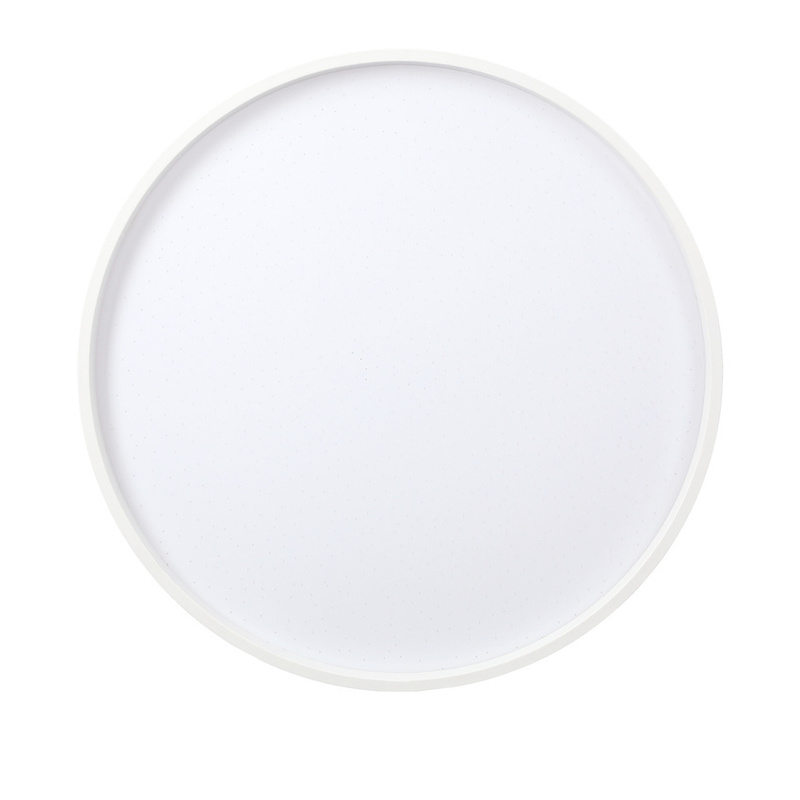 Biały plafon sufitowy LED 15W do salonu TEXAS 29 cm metalowy