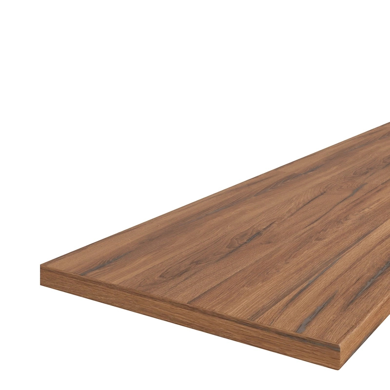 Blat kuchenny Dąb Estana ciemny 38 mm o głębokości 120 cm