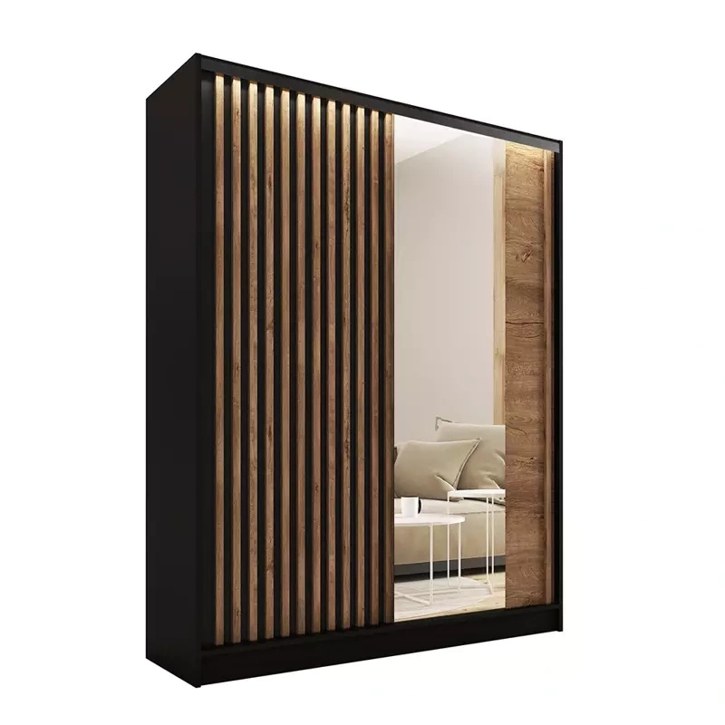 Szafa przesuwna 150 cm z lustrem LAMEL 3D