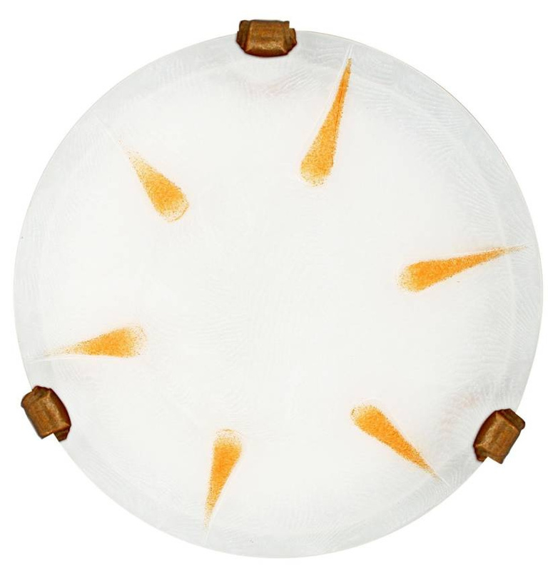 Plafon sufitowy okrągły do salonu LANCIA 30 cm 1 punkt światła