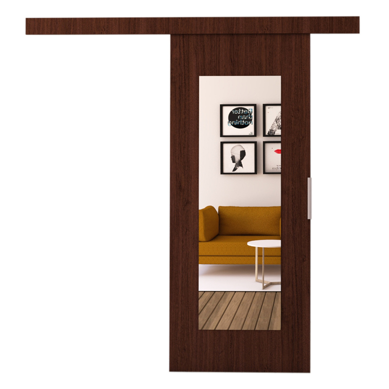 Drzwi przesuwne z lustrem 90 wenge IRINA