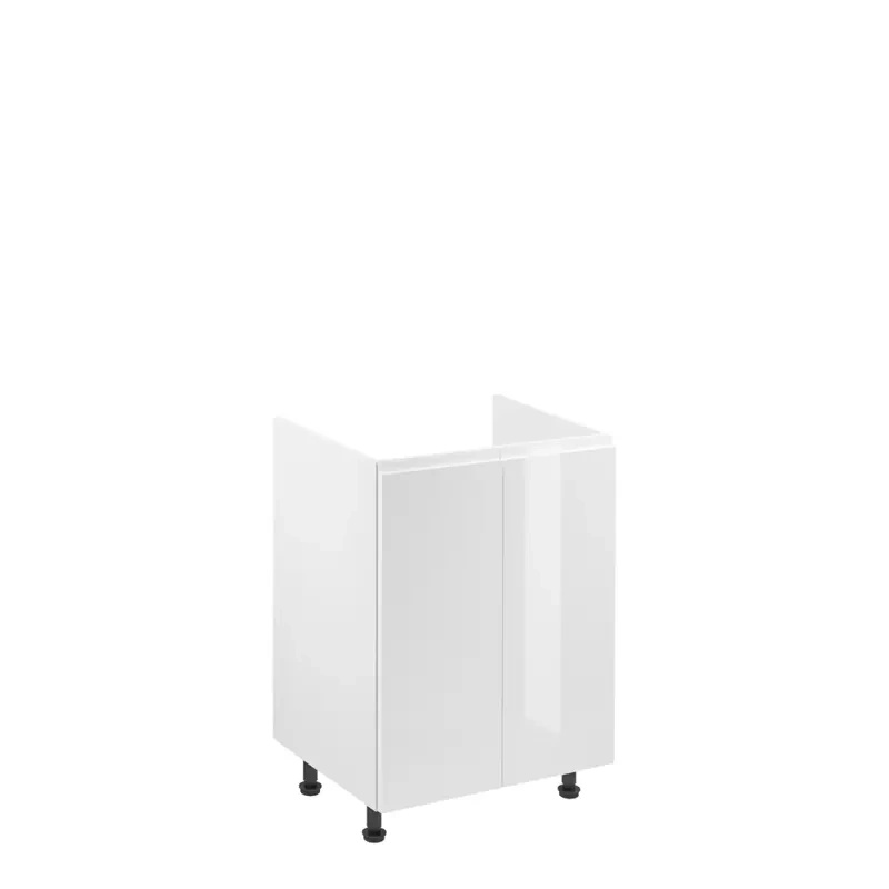 Szafka pod zlewozmywak 60 cm biały połysk ACELSIO