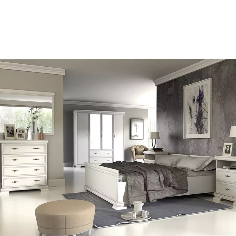 Białe meble do sypialni KOLONIA