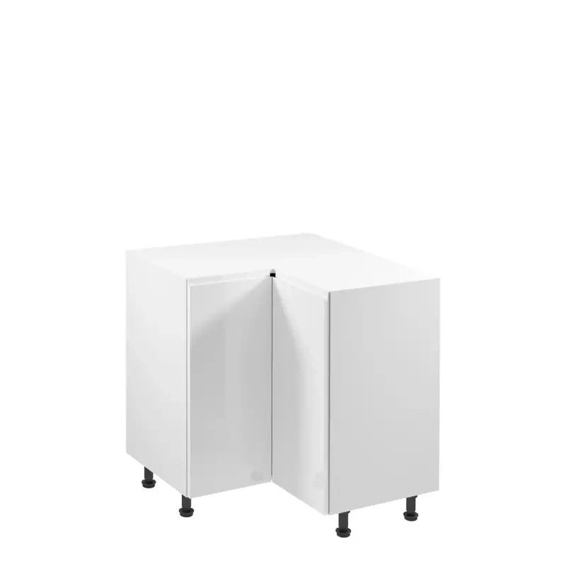 Szafka kuchenna narożna stojąca 80 cm biała ACELSIO