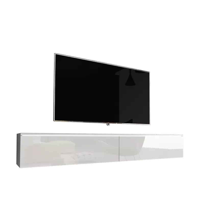 Biała szafka rtv 180 cm BROMI