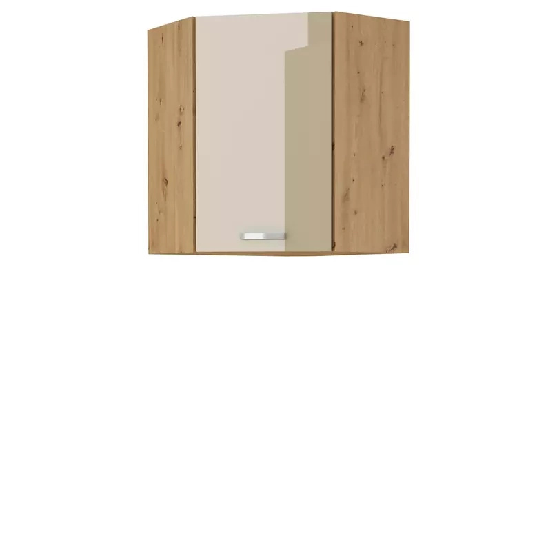 Narożna szafka kuchenna wisząca Cappucino AGATA