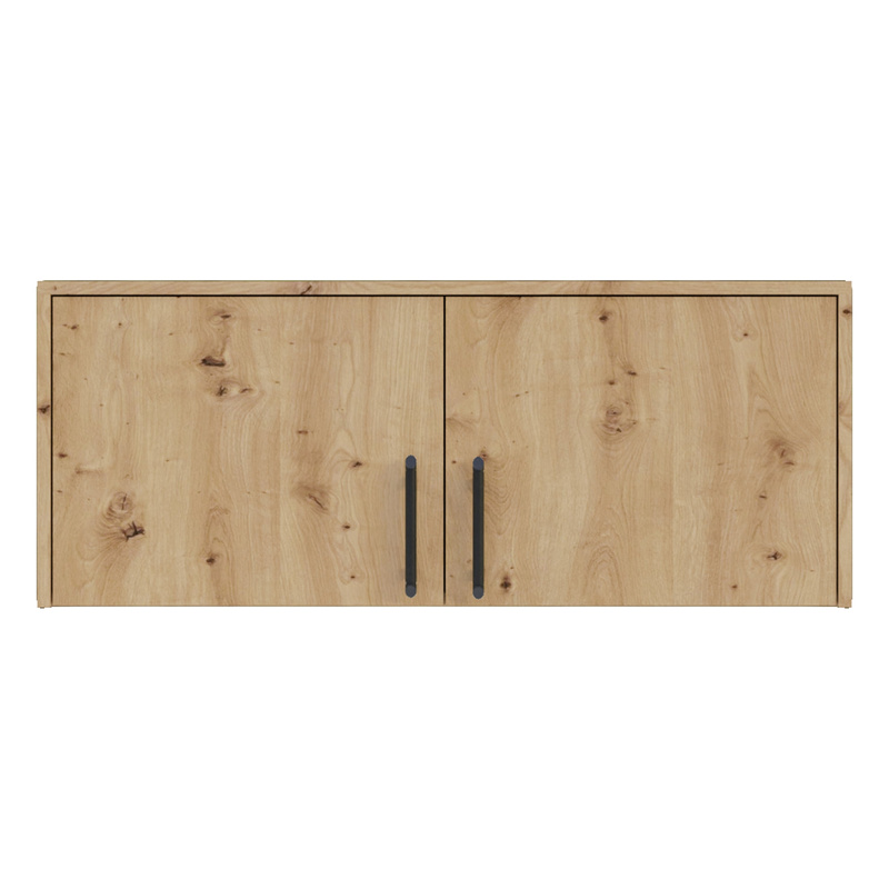 Dwudrzwiowa nadstawka na szafę 100 cm SEVAS dąb artisan