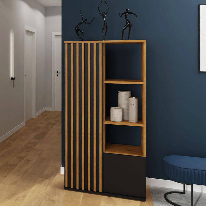 Nowoczesny regał do salonu NELGARI