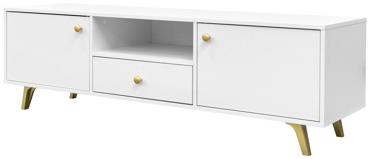 Minimalistyczna szafka RTV do salonu 160 cm SELMA