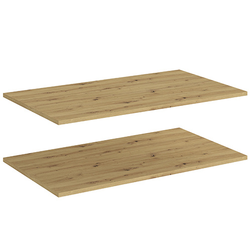 Półki na ścianę wiszące ARLENE dąb artisan