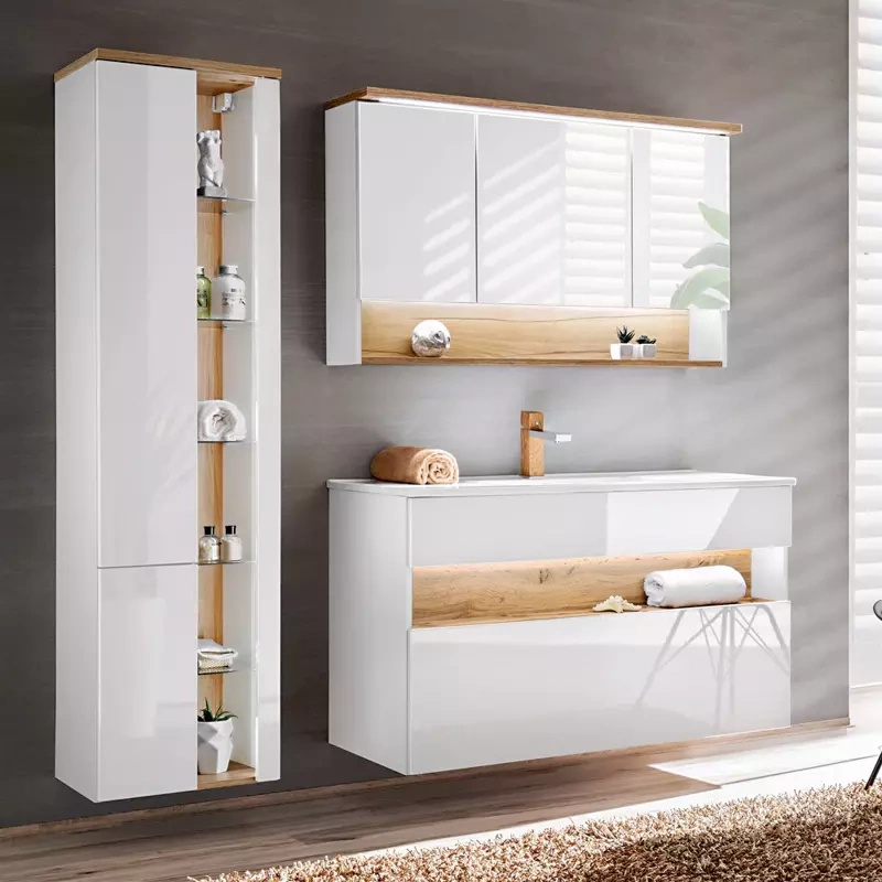 Zestaw nowoczesnych mebli łazienkowych BELASSO