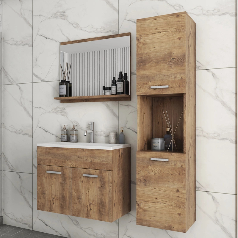 Wiszące meble do łazienki z umywalką REAL