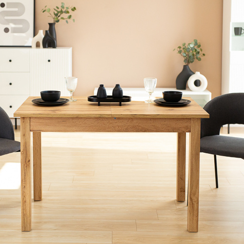 Stół rozkładany do jadalni NOSTE 120 cm dąb wotan