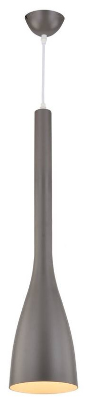 Czarna lampa sufitowa wisząca 1 punkt światła Spin nowoczesna