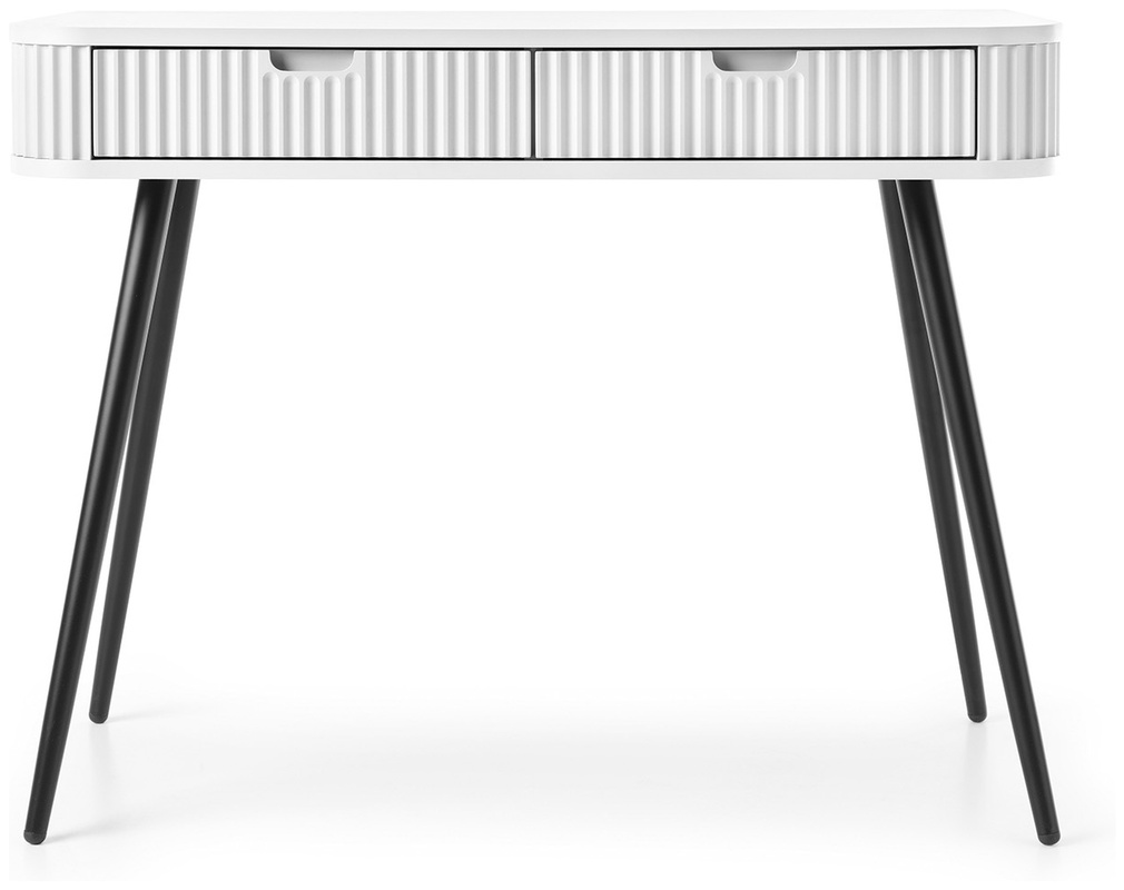 Biała nowoczesna toaletka z szufladami 103 cm ZENIT