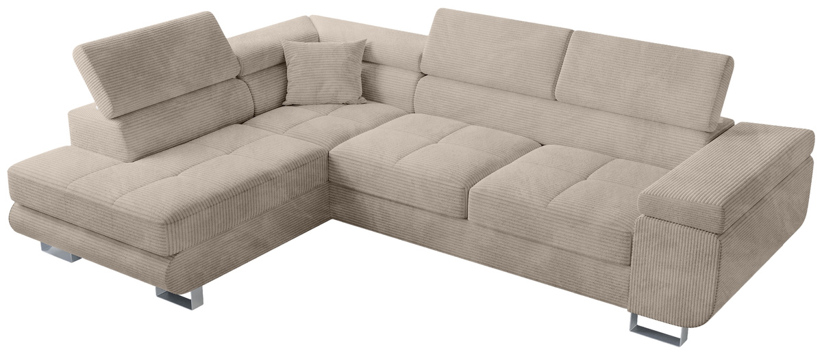 Rozkładana rogówka z funkcją spania ANTON sztruks