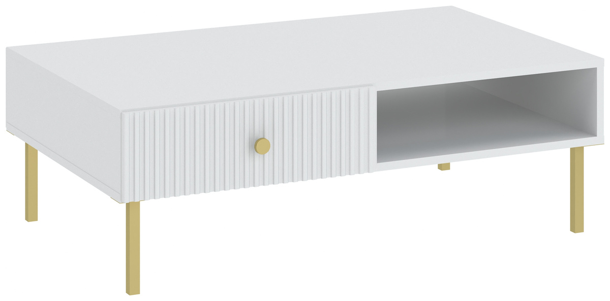 Stolik kawowy do salonu VALTEO biały