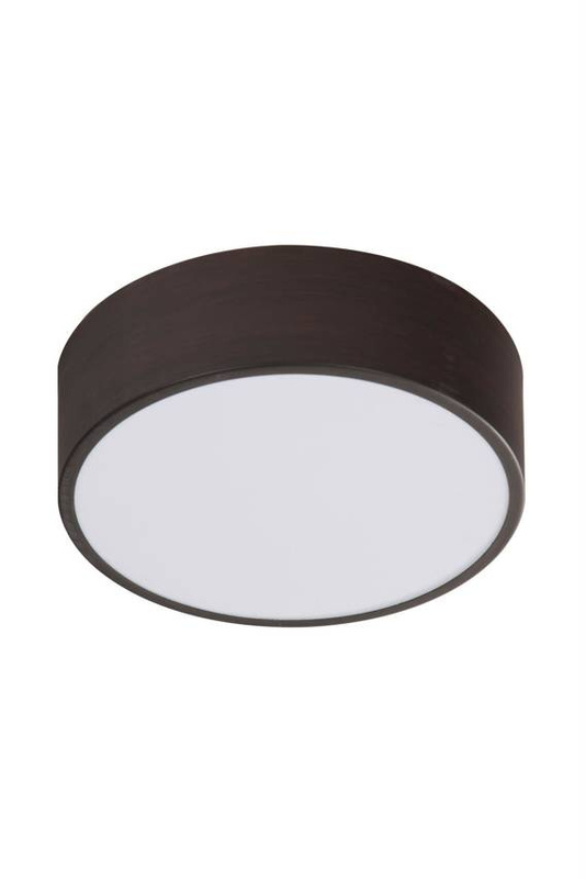 Czarno-biały plafon sufitowy LED do salonu RINGO okrągły