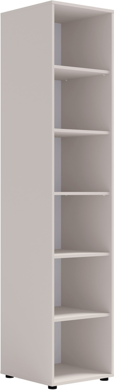 Regał na książki z półkami do pokoju 45 cm kaszmir MAXIDO