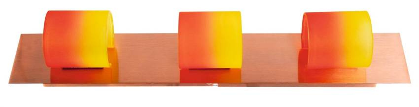 Lampa sufitowa listwa potrójna do salonu AMBRA chrom