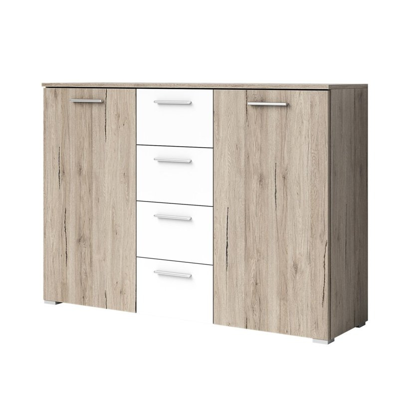 Komoda szeroka 132 cm san remo jasne BETA