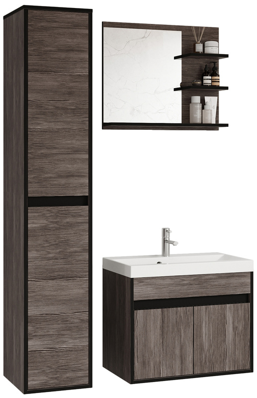 Nowoczesna mała łazienka z umywalką 60 cm CHAPO