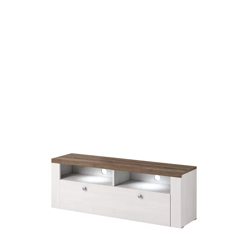 Nowoczesna szafka rtv LARONA modrzew sibiu
