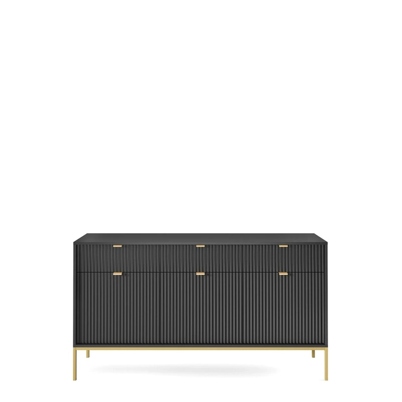 Nowoczesna komoda z szufladą i półkami do salonu AVANTI