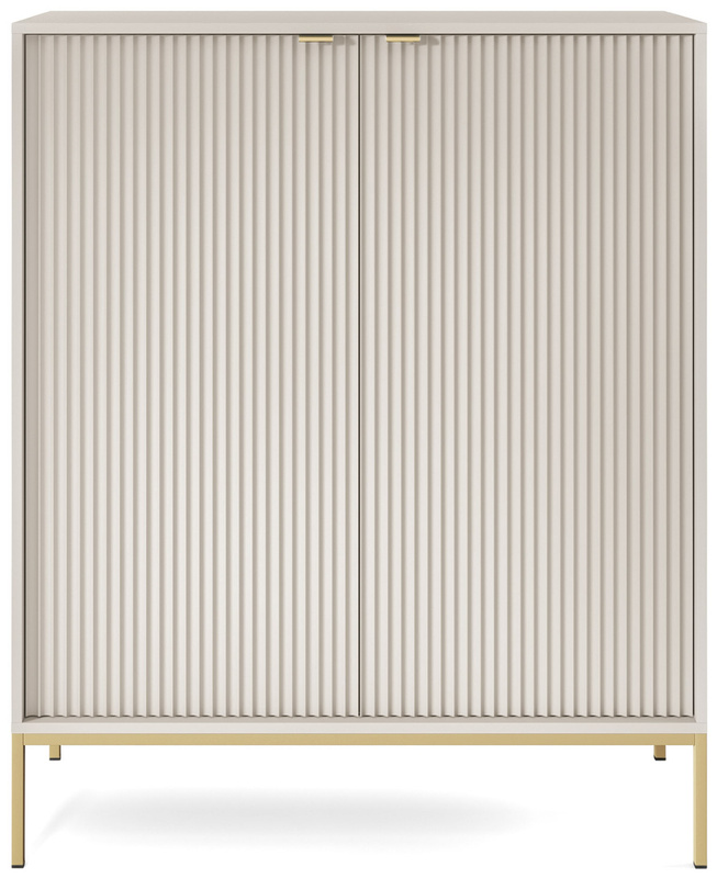 Nowoczesna wysoka komoda do salonu 104 cm AVANTI cashmere
