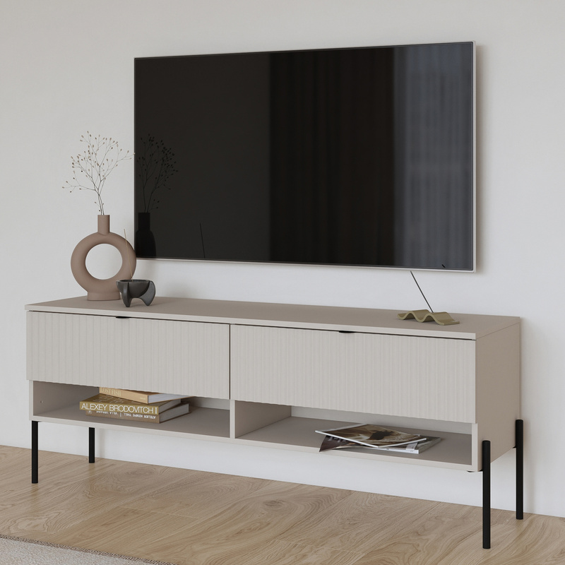 Stolik RTV 140 cm pod telewizor do salonu ORE kaszmir