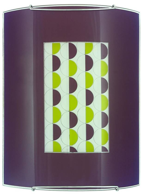 Fioletowy kinkiet ścienny do salonu Violet 1 punkt światła