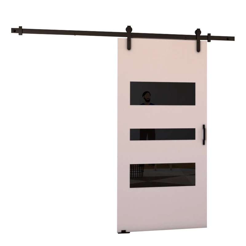 Nowoczesne drzwi przesuwne do pokoju 80 cm białe VASTO