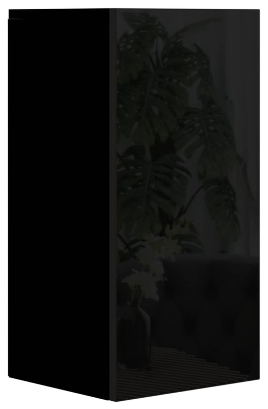 Szafka wisząca czarna PREMIUM