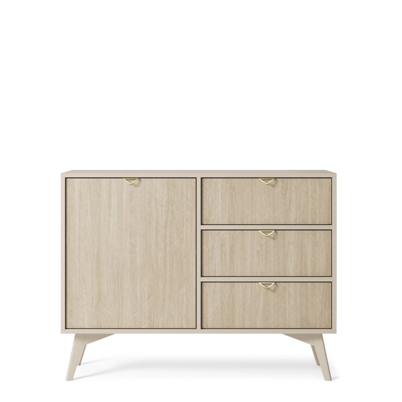 Mała komoda do salonu w stylu boho FLOW