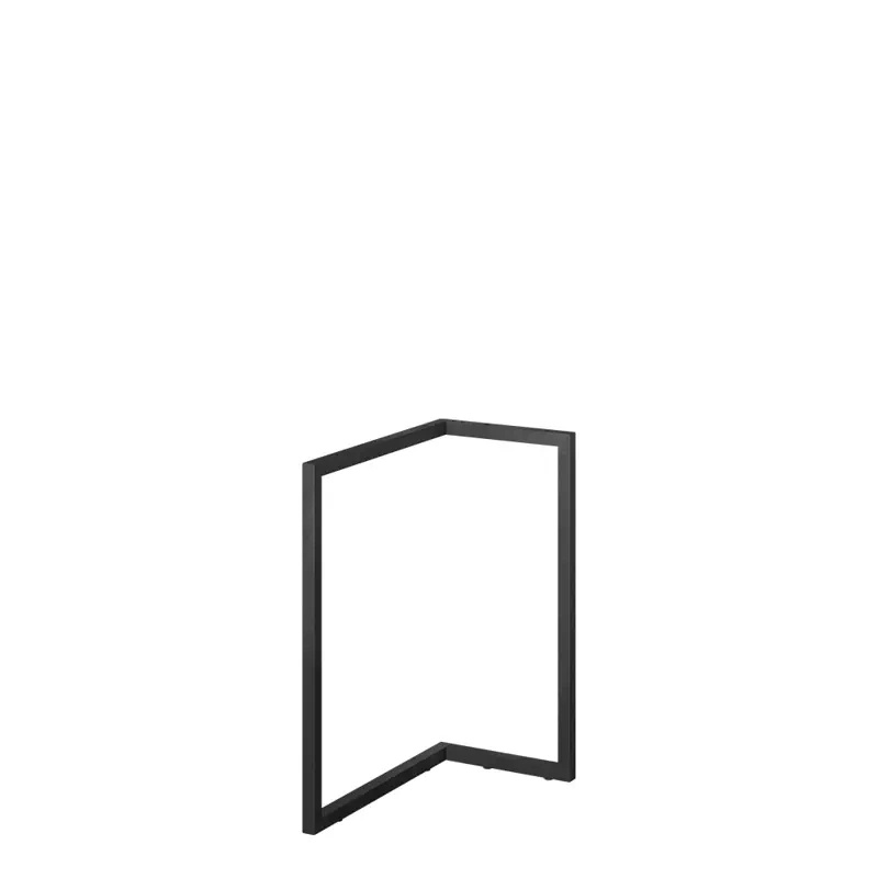 Noga metalowa do biurka czarna TEEN FLEX